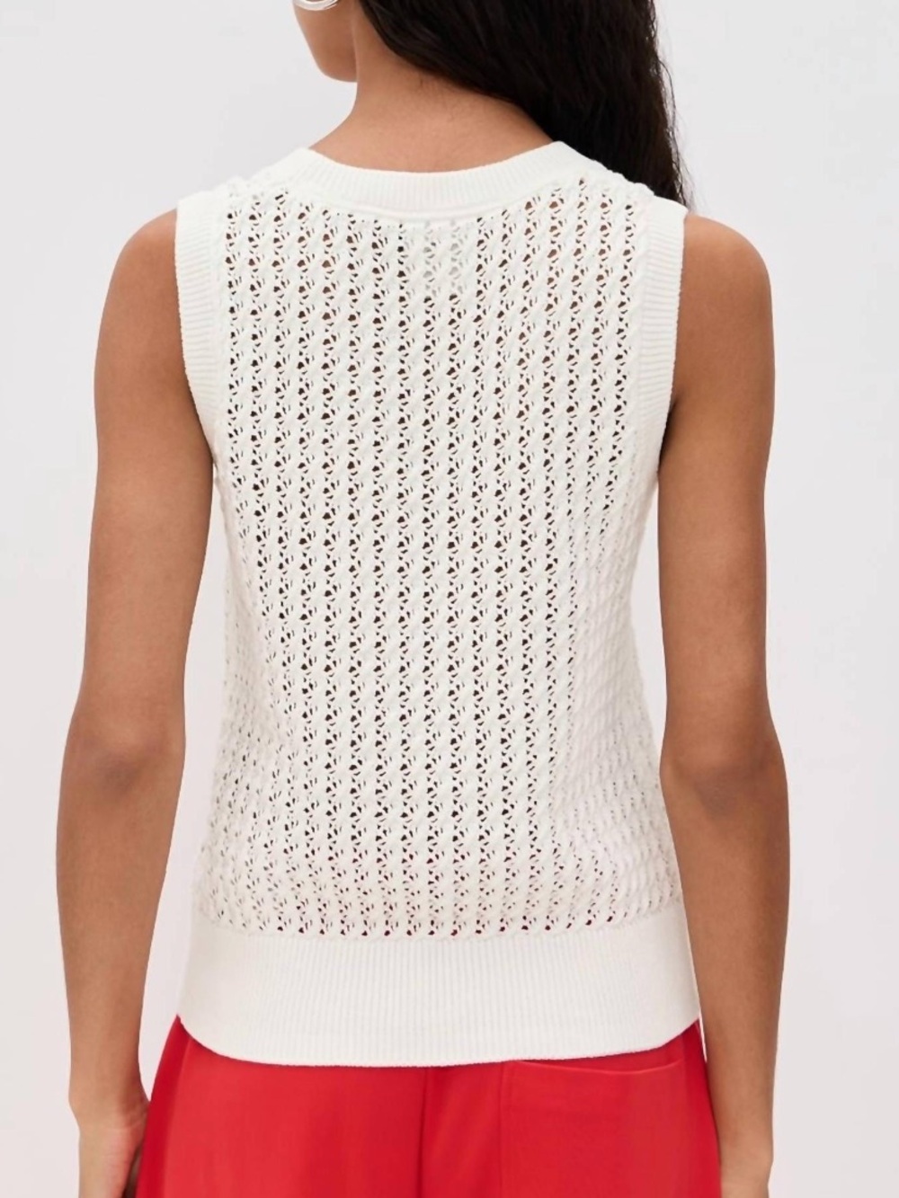 NWT Varley Ferns Open Knit Tank - size large - Picture 2 of 7